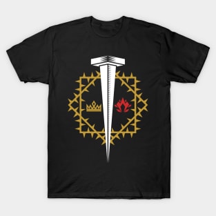 Nail and crown of thorns. T-Shirt